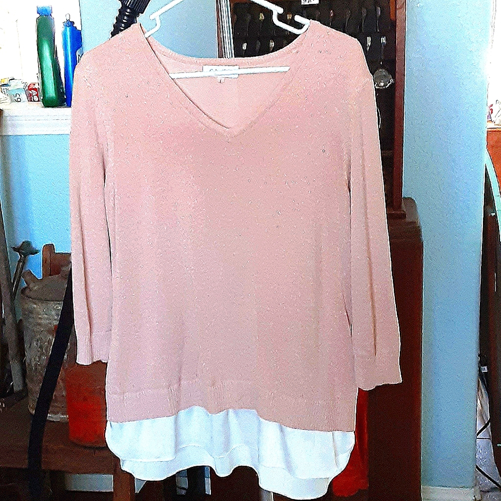 Calvin Klein knit 3/4 sleeve